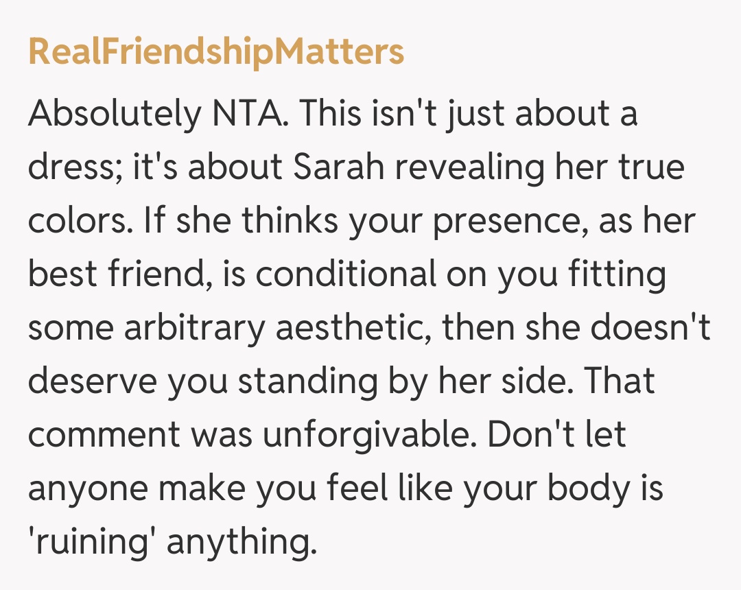 Comentariu de la RealFriendshipMatters