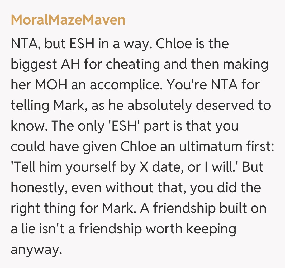 Comentariu de la MoralMazeMaven