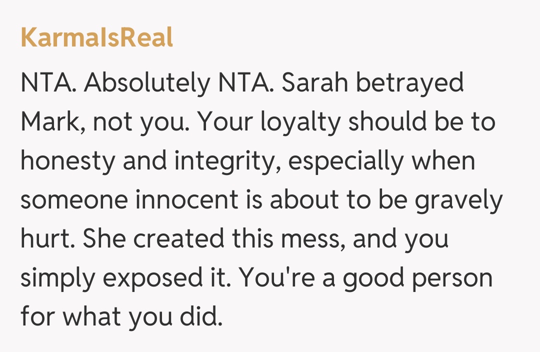 Comentariu de la KarmaIsReal