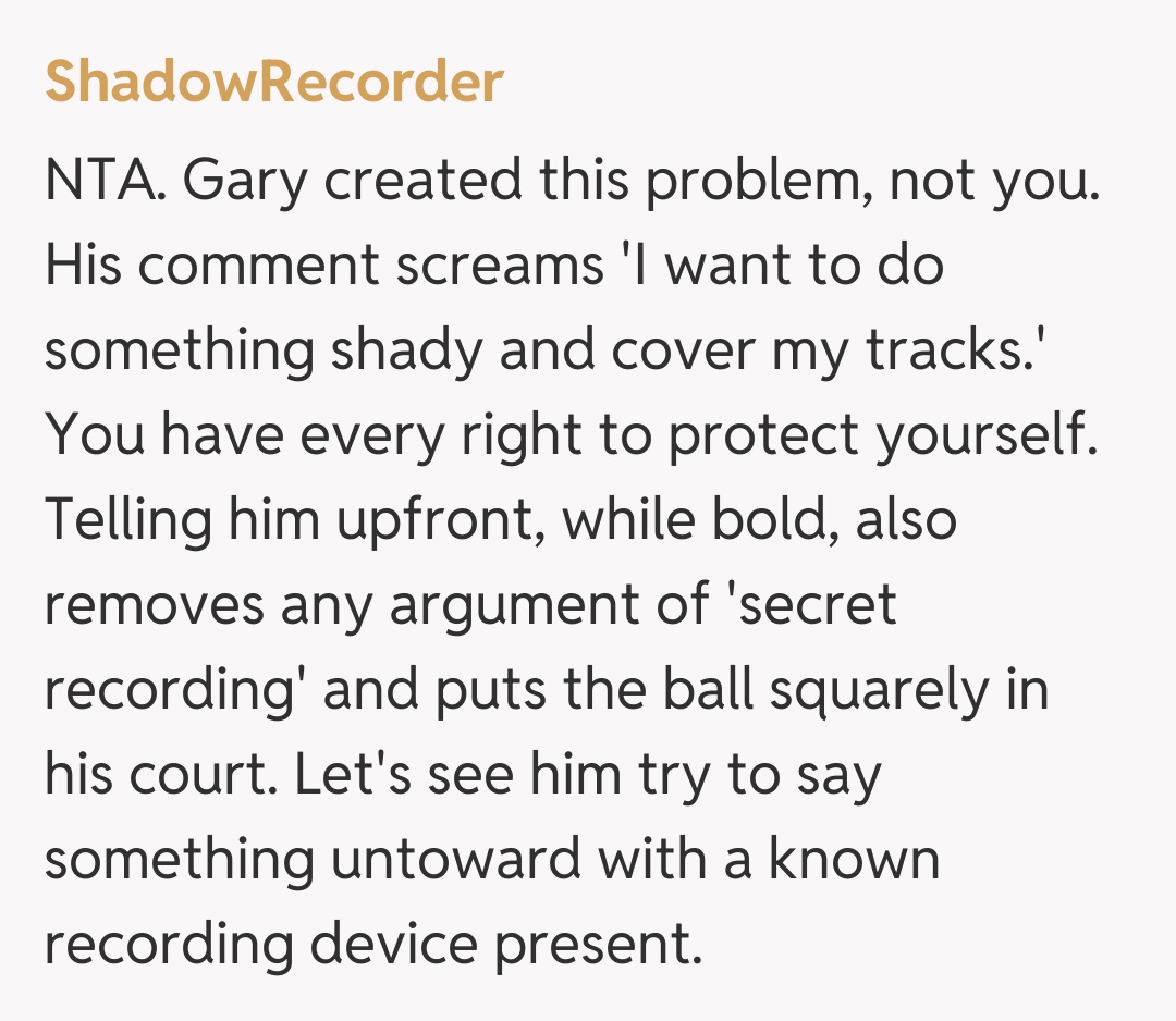 Comentariu de la ShadowRecorder