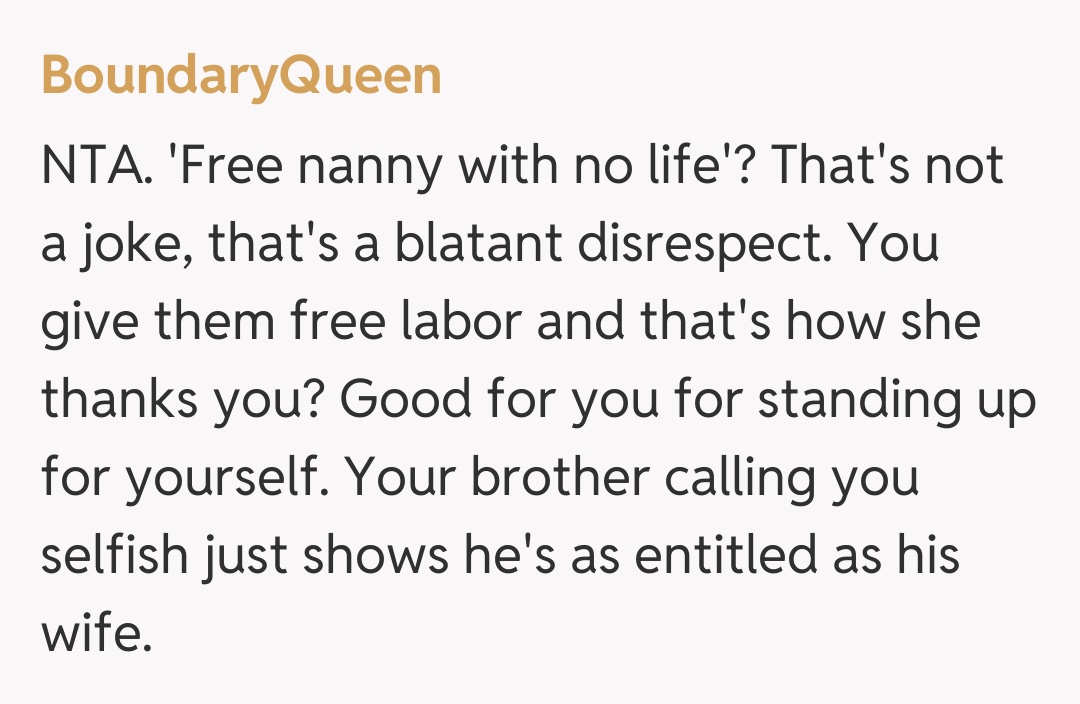 Comentariu de la BoundaryQueen