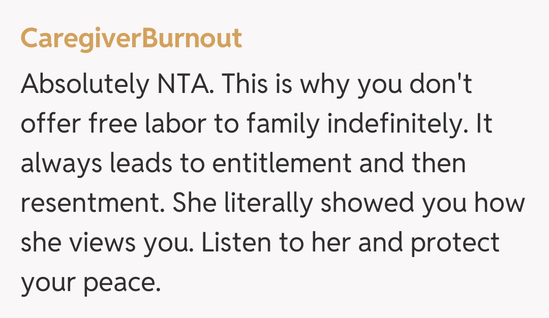 Comentariu de la CaregiverBurnout