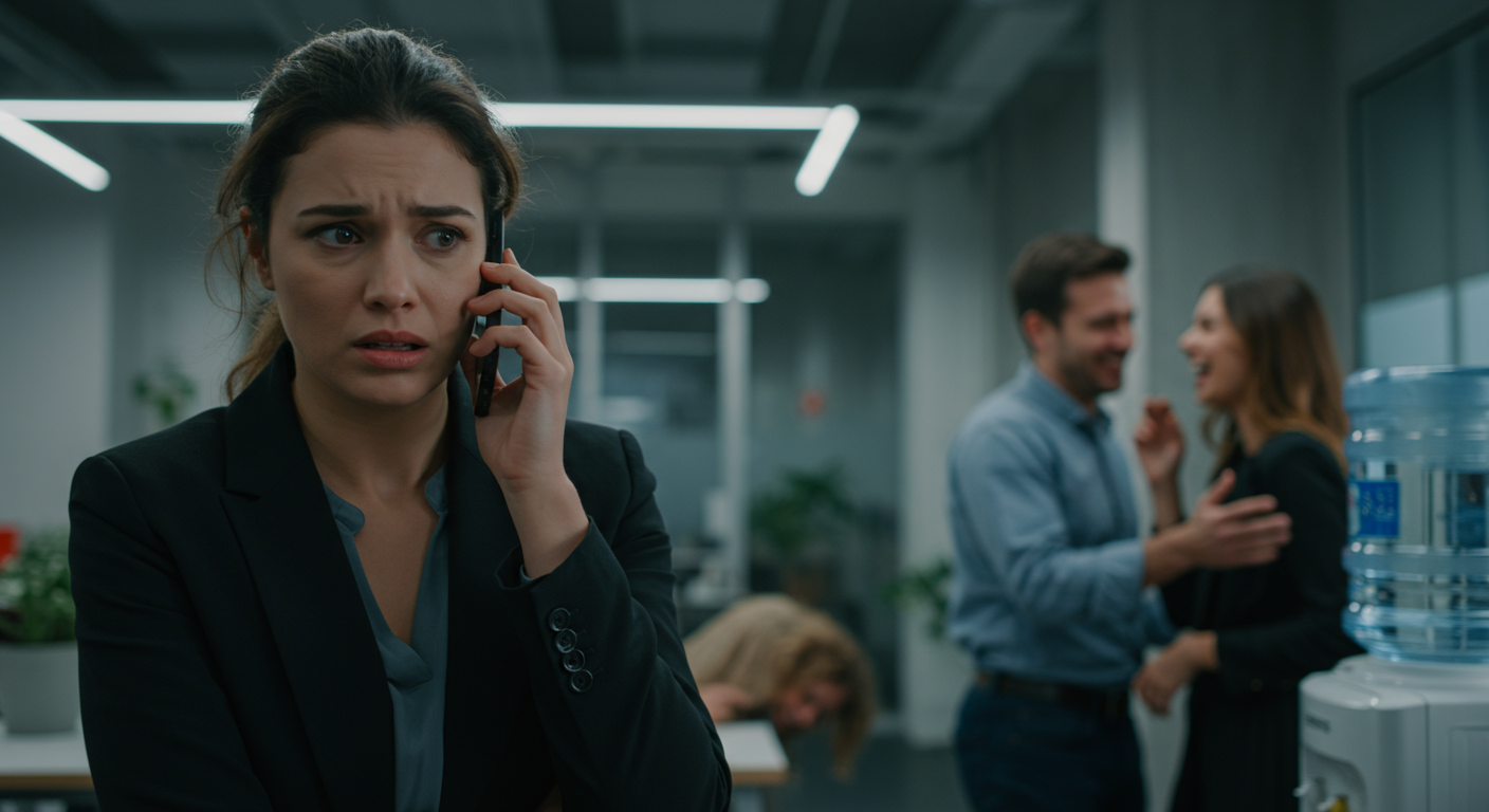 AITA for telling my coworker’s wife about his “work wife” after she called me in tears thinking he was cheating?