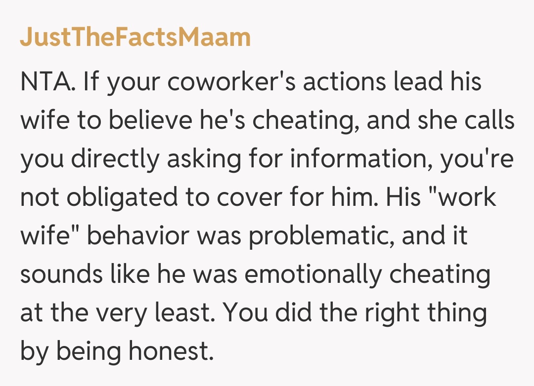 Comentariu de la JustTheFactsMaam