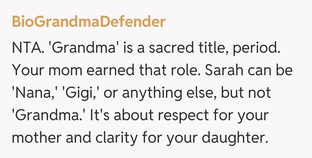 Comentariu de la BioGrandmaDefender