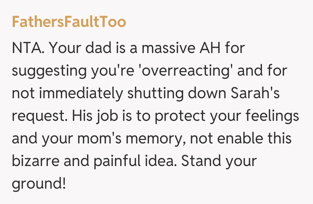 Comentariu de la FathersFaultToo