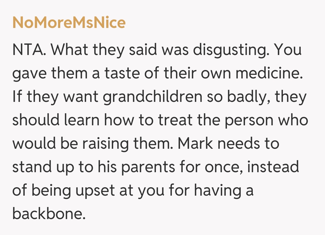 Comentariu de la NoMoreMsNice