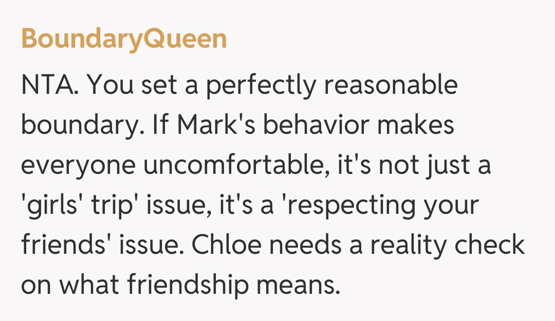 Comentariu de la BoundaryQueen