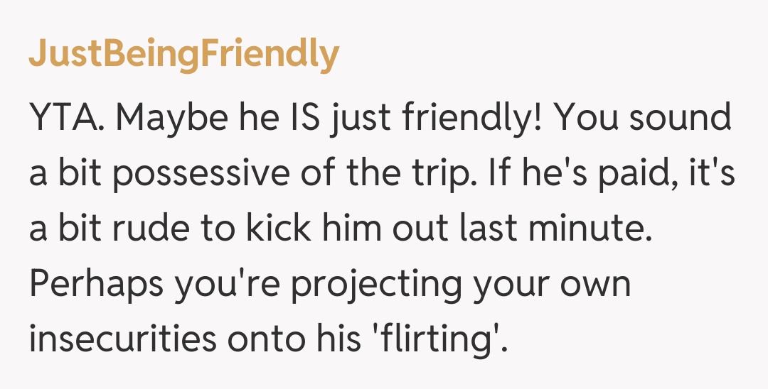 Comentariu de la JustBeingFriendly