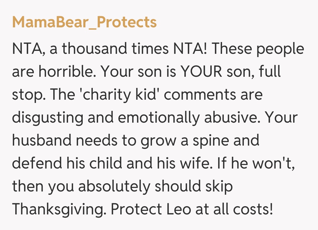 Comentariu de la MamaBear_Protects