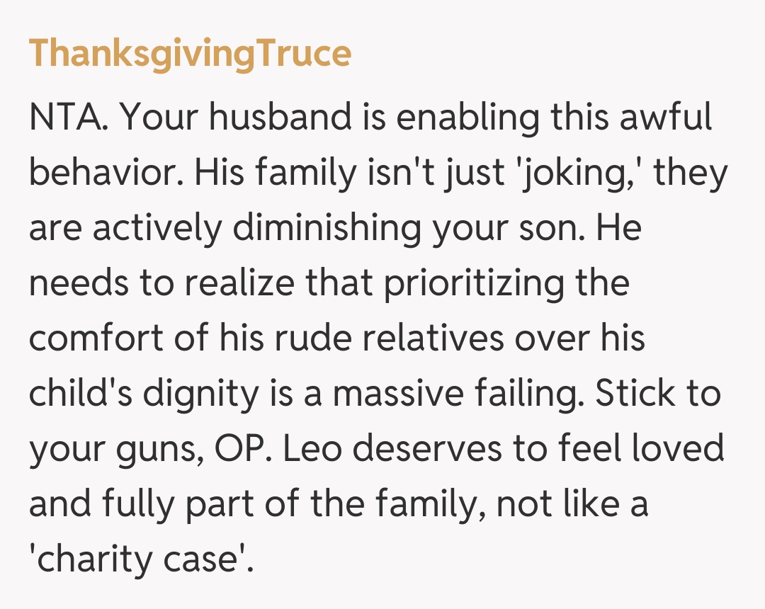 Comentariu de la ThanksgivingTruce