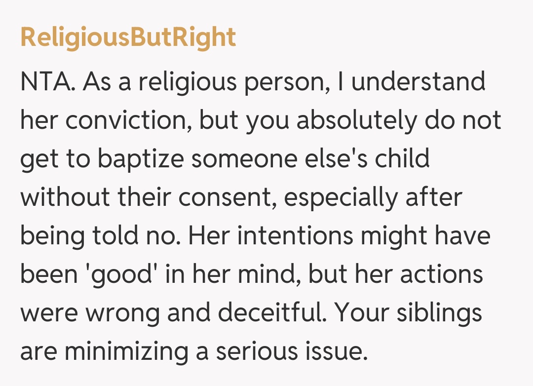 Comentariu de la ReligiousButRight