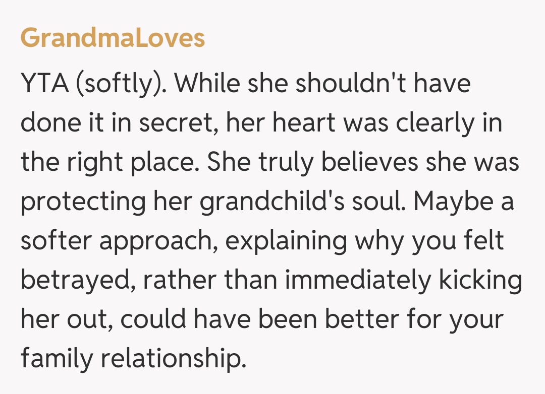 Comentariu de la GrandmaLoves