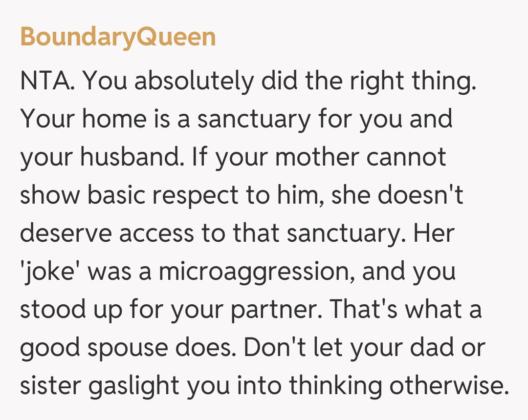 Comentariu de la BoundaryQueen