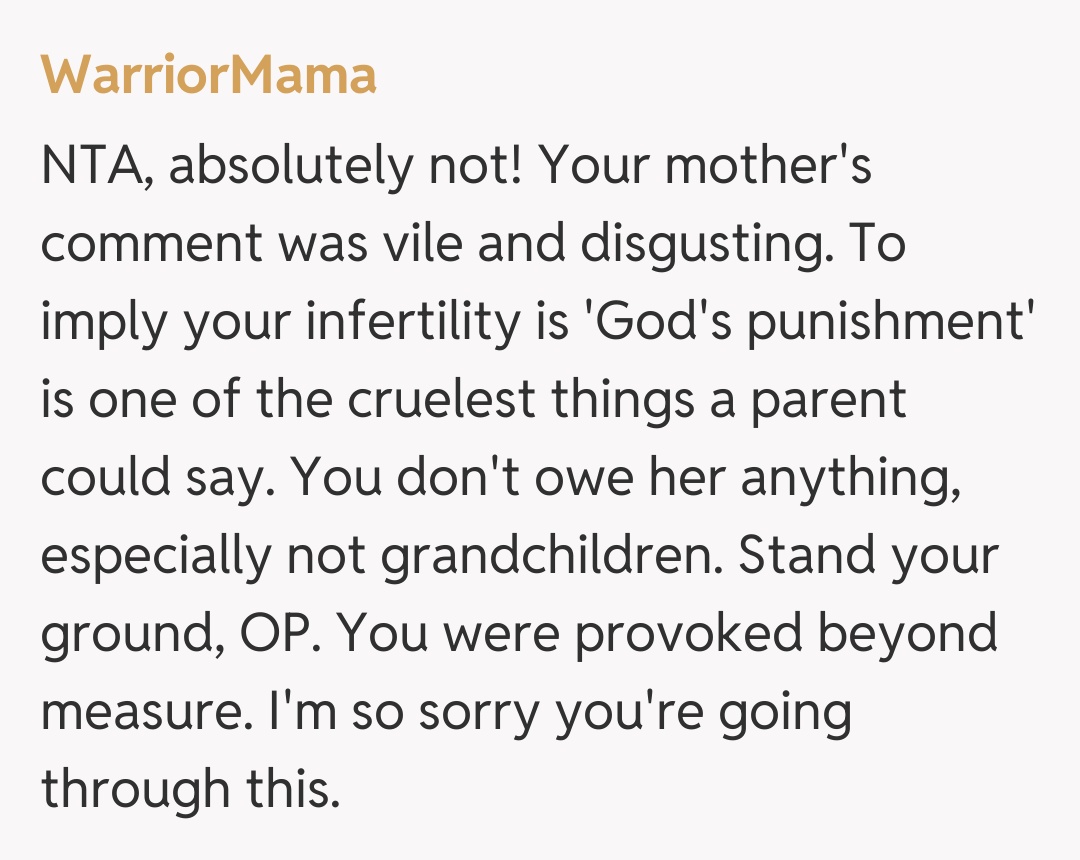 Comentariu de la WarriorMama