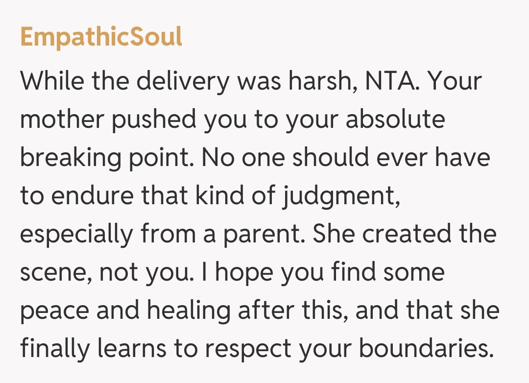 Comentariu de la EmpathicSoul