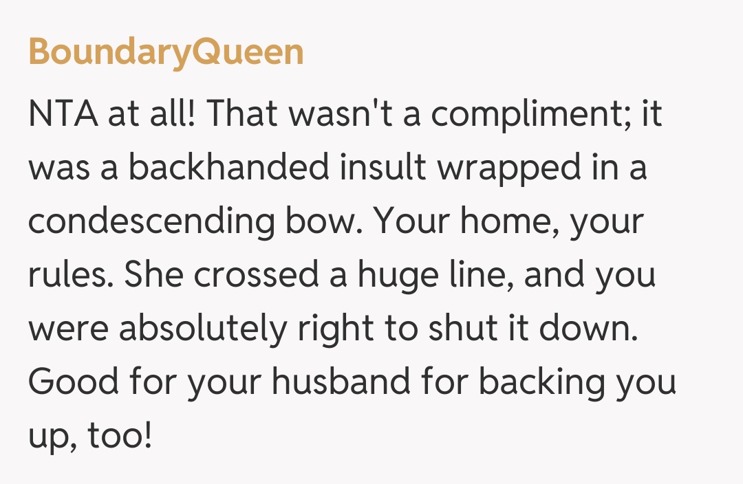 Comentariu de la BoundaryQueen