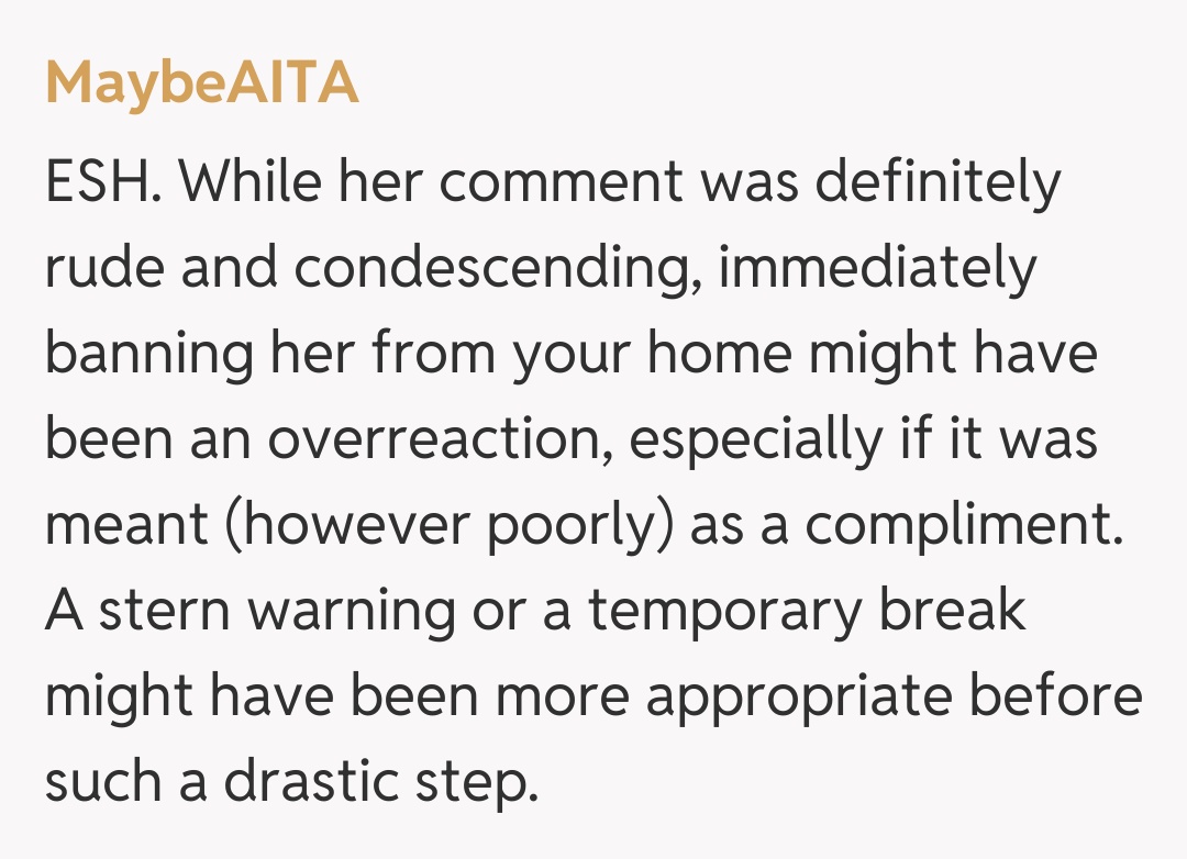 Comentariu de la MaybeAITA