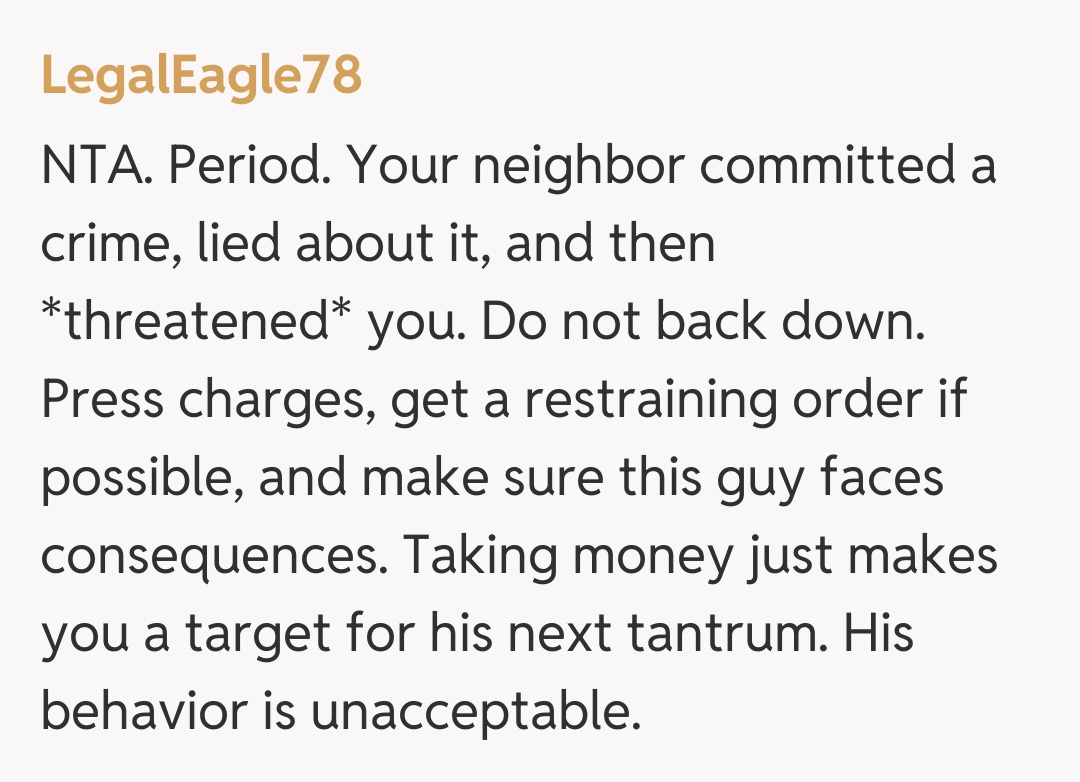 Comentariu de la LegalEagle78