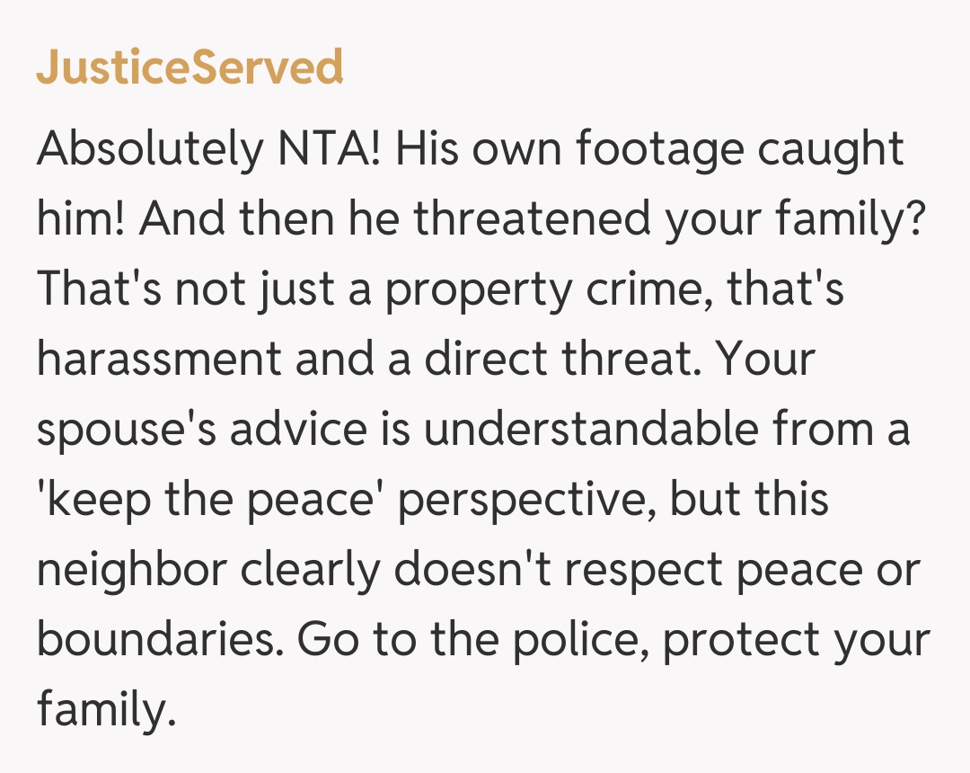 Comentariu de la JusticeServed