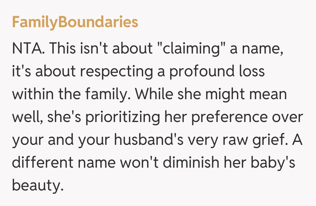 Comentariu de la FamilyBoundaries