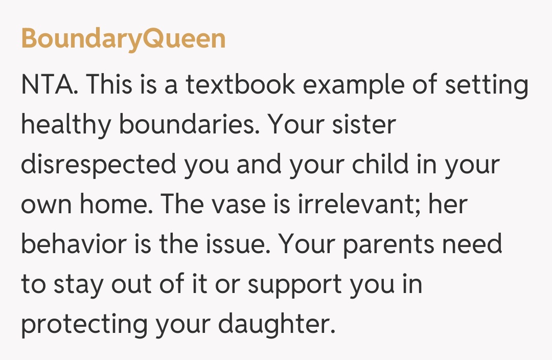 Comentariu de la BoundaryQueen