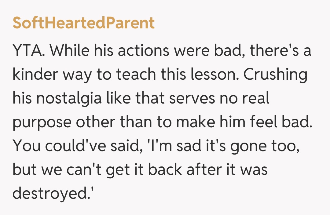 Comentariu de la SoftHeartedParent