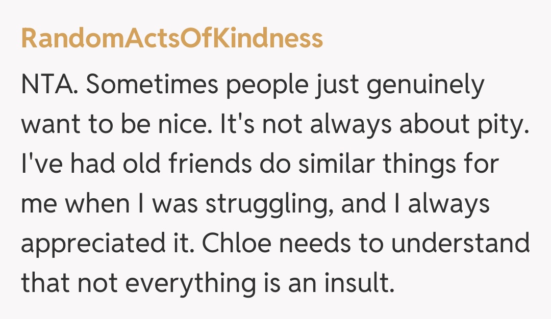 Comentariu de la RandomActsOfKindness