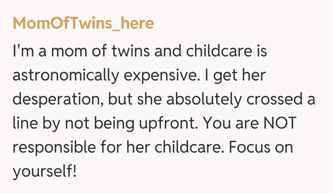 Comentariu de la MomOfTwins_here