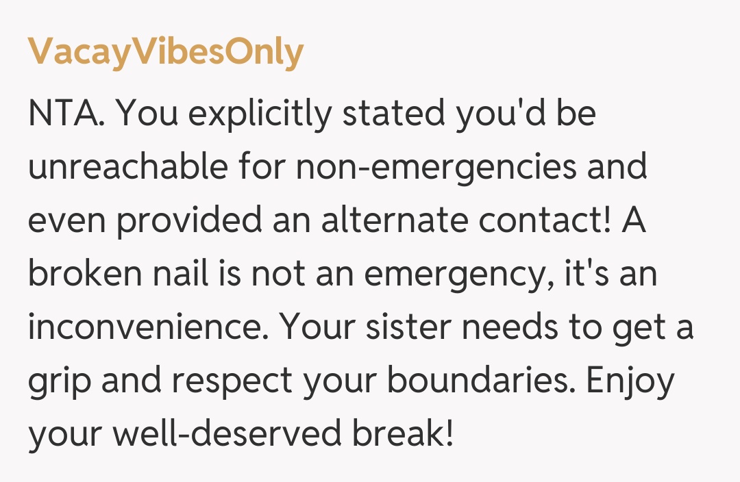 Comentariu de la VacayVibesOnly