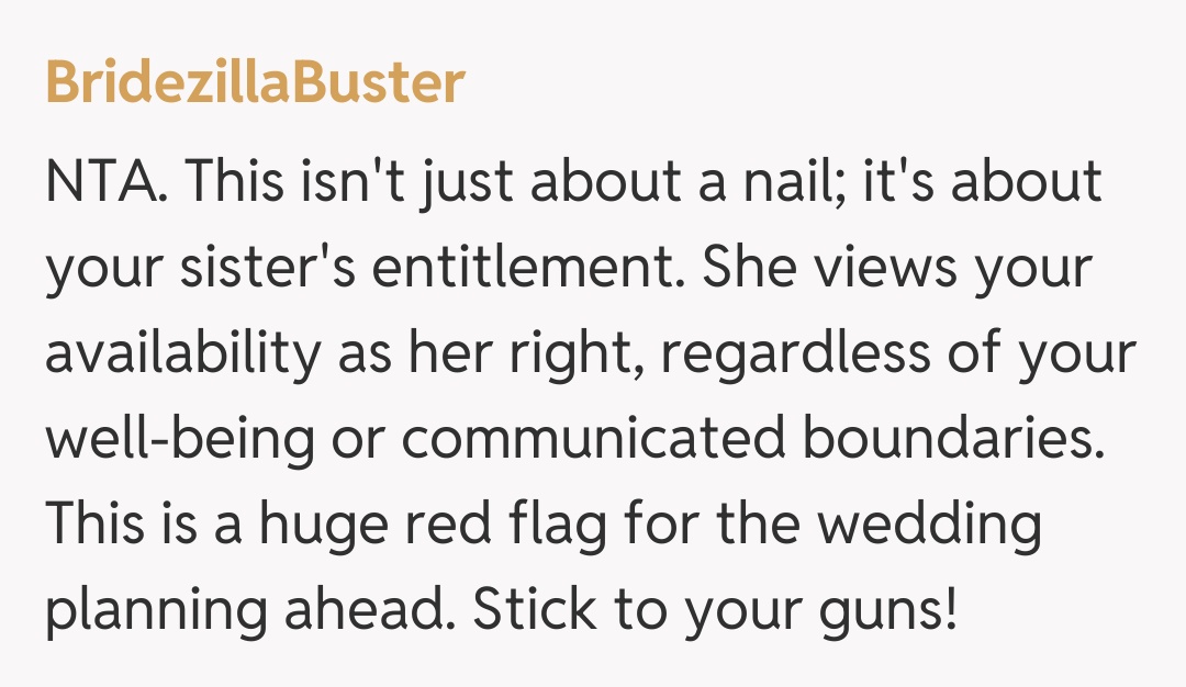 Comentariu de la BridezillaBuster