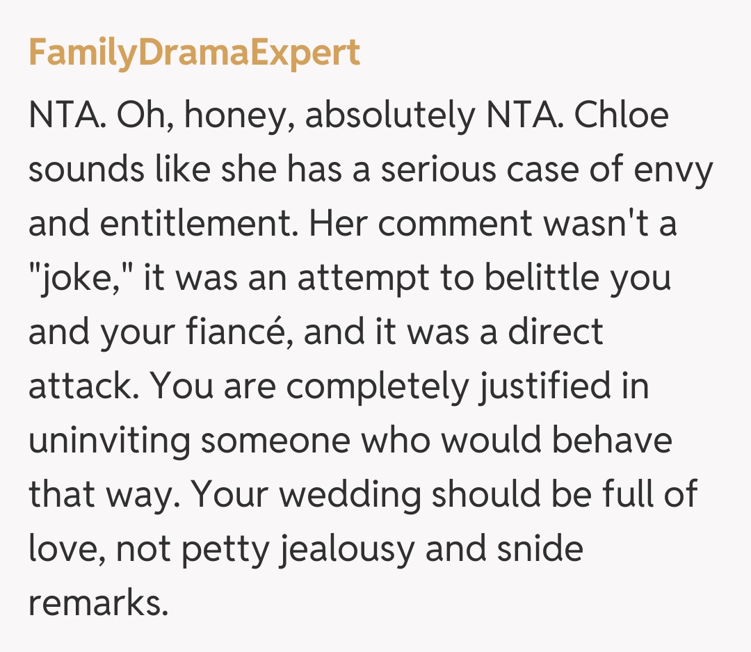 Comentariu de la FamilyDramaExpert