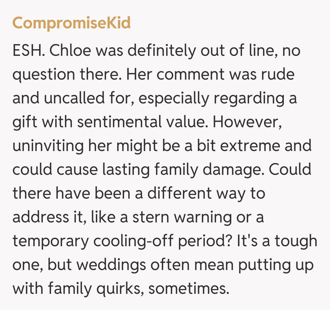 Comentariu de la CompromiseKid