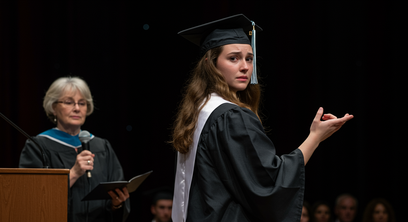 AITA for walking away from my mother during her speech at my graduation when she thanked only my brothers?