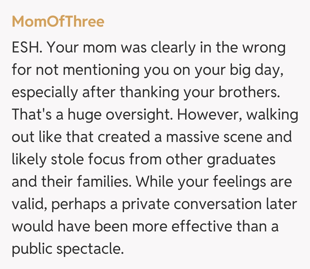 Comentariu de la MomOfThree