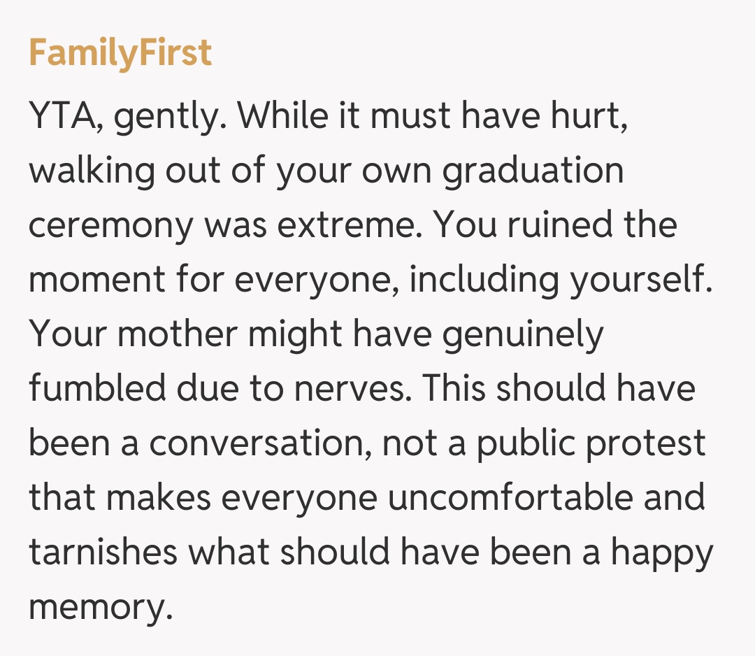 Comentariu de la FamilyFirst