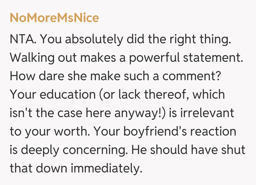 Comentariu de la NoMoreMsNice