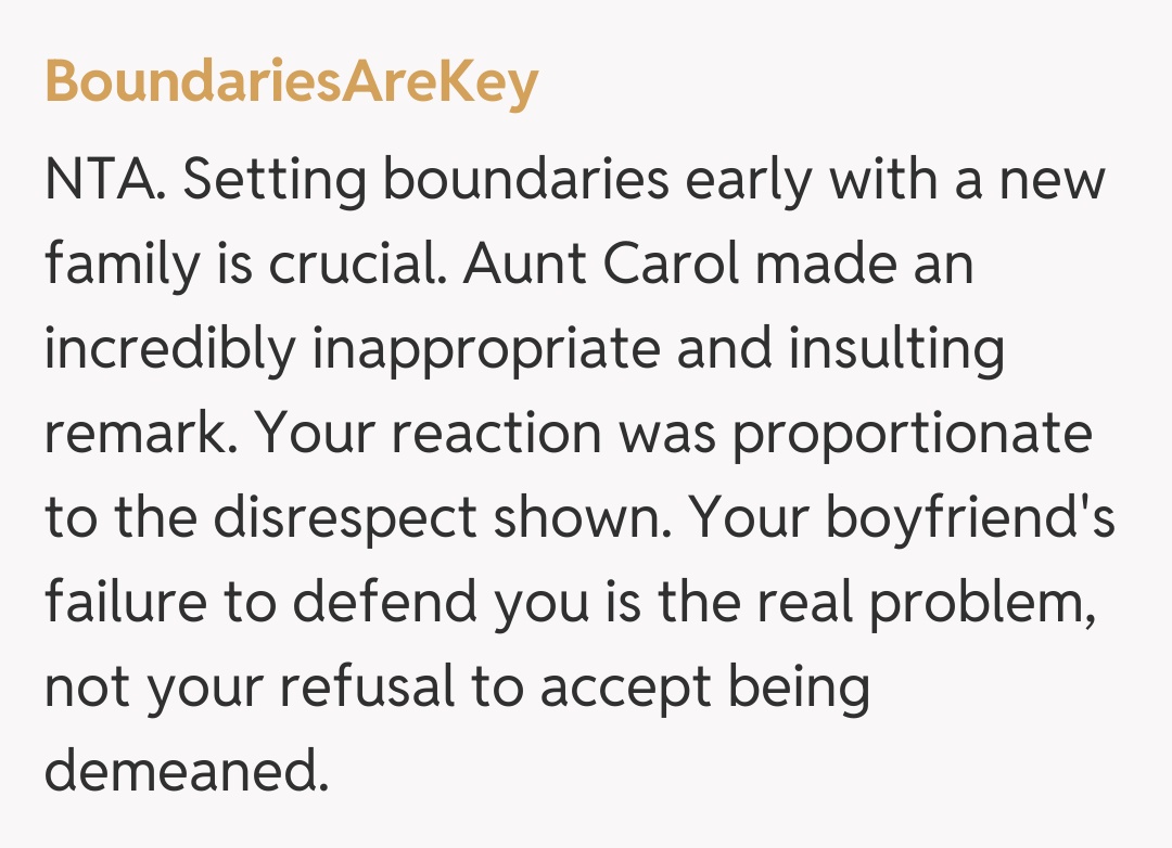 Comentariu de la BoundariesAreKey