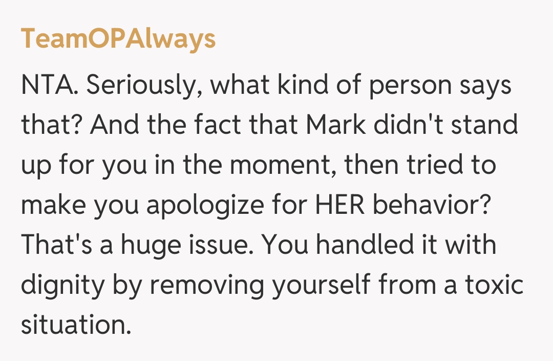 Comentariu de la TeamOPAlways