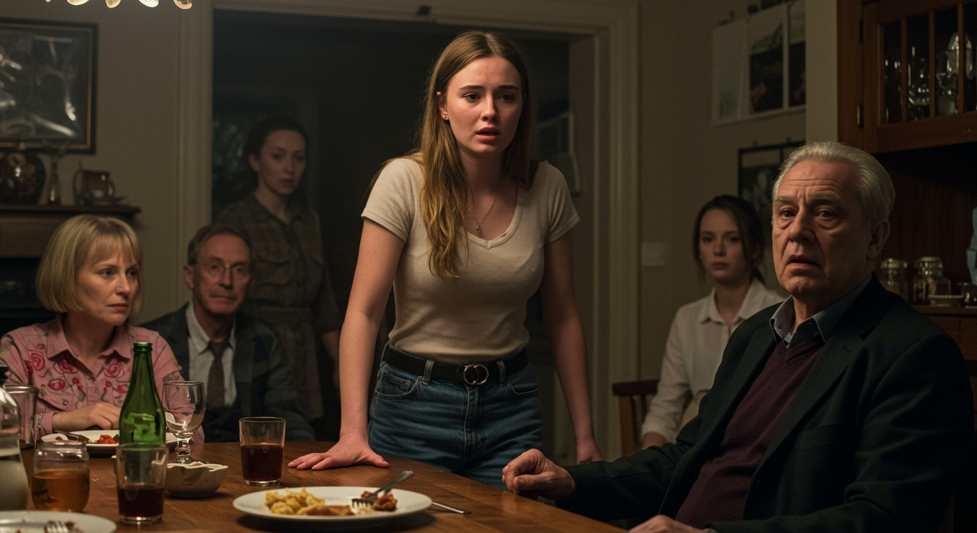 AITA for walking out after my boyfriend’s dad joked that I “must have practiced sitting properly before coming”?