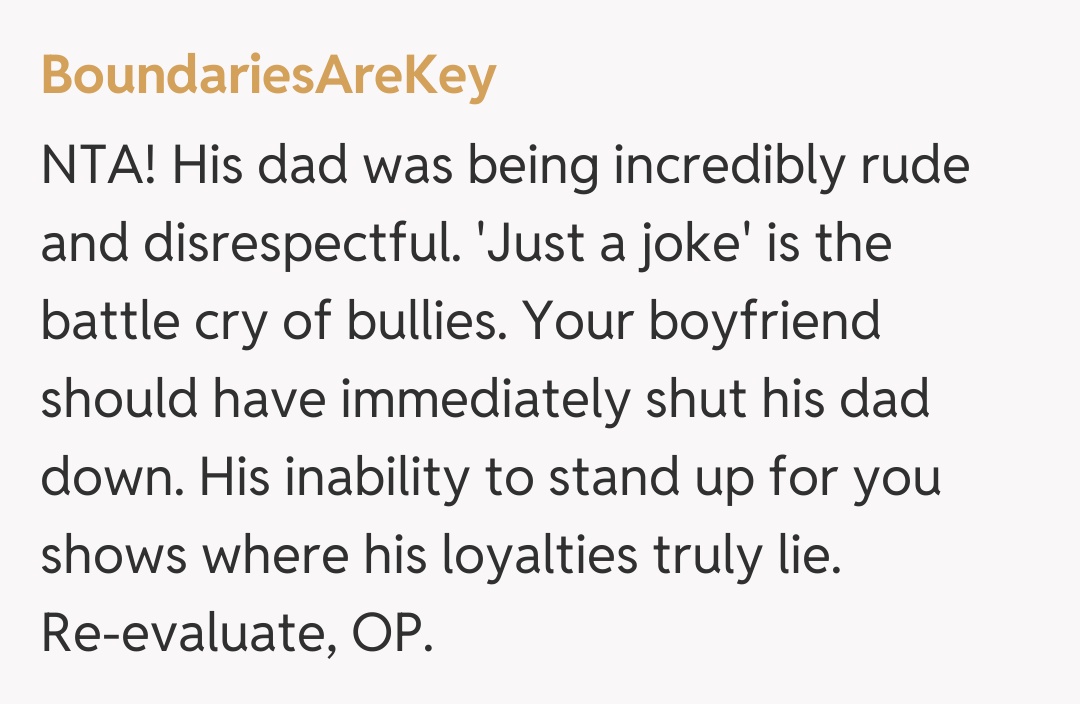 Comentariu de la BoundariesAreKey