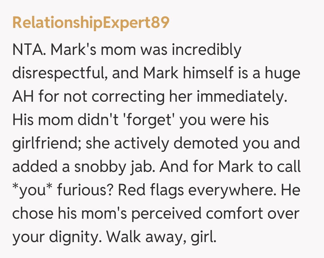 Comentariu de la RelationshipExpert89