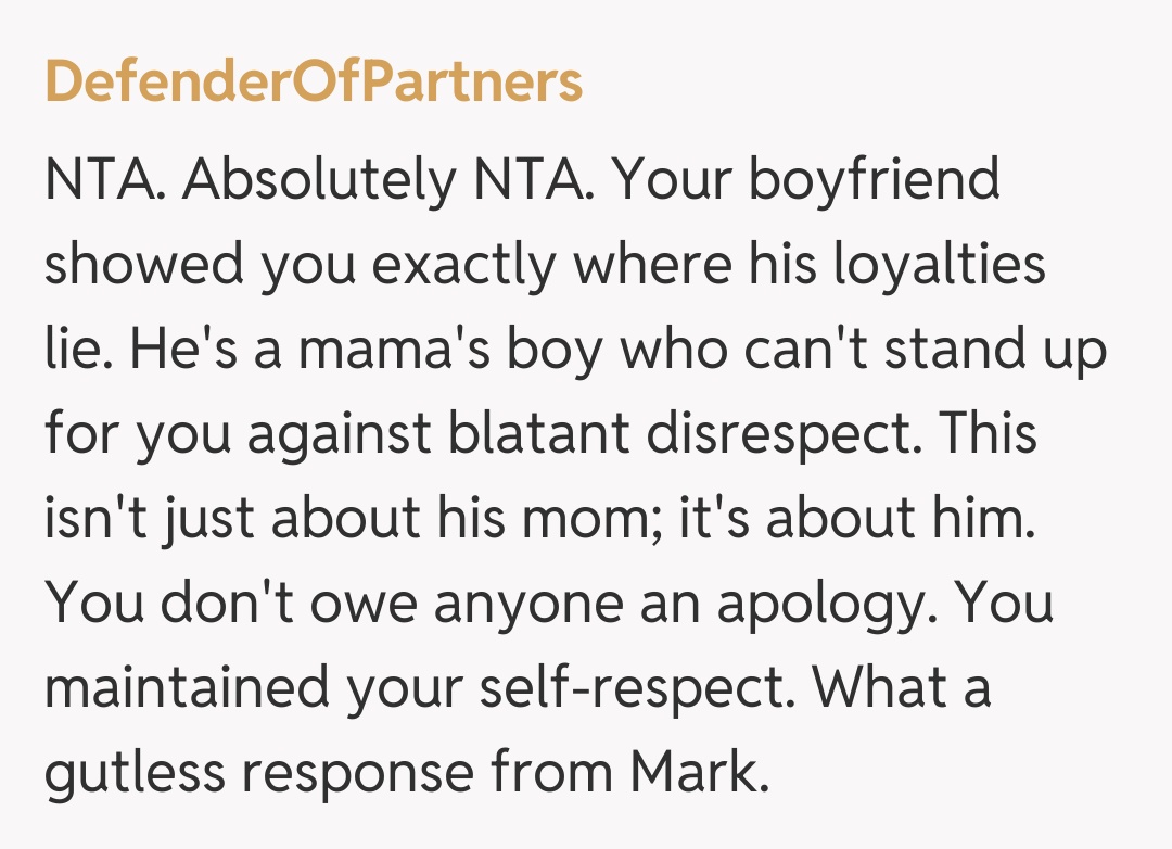 Comentariu de la DefenderOfPartners