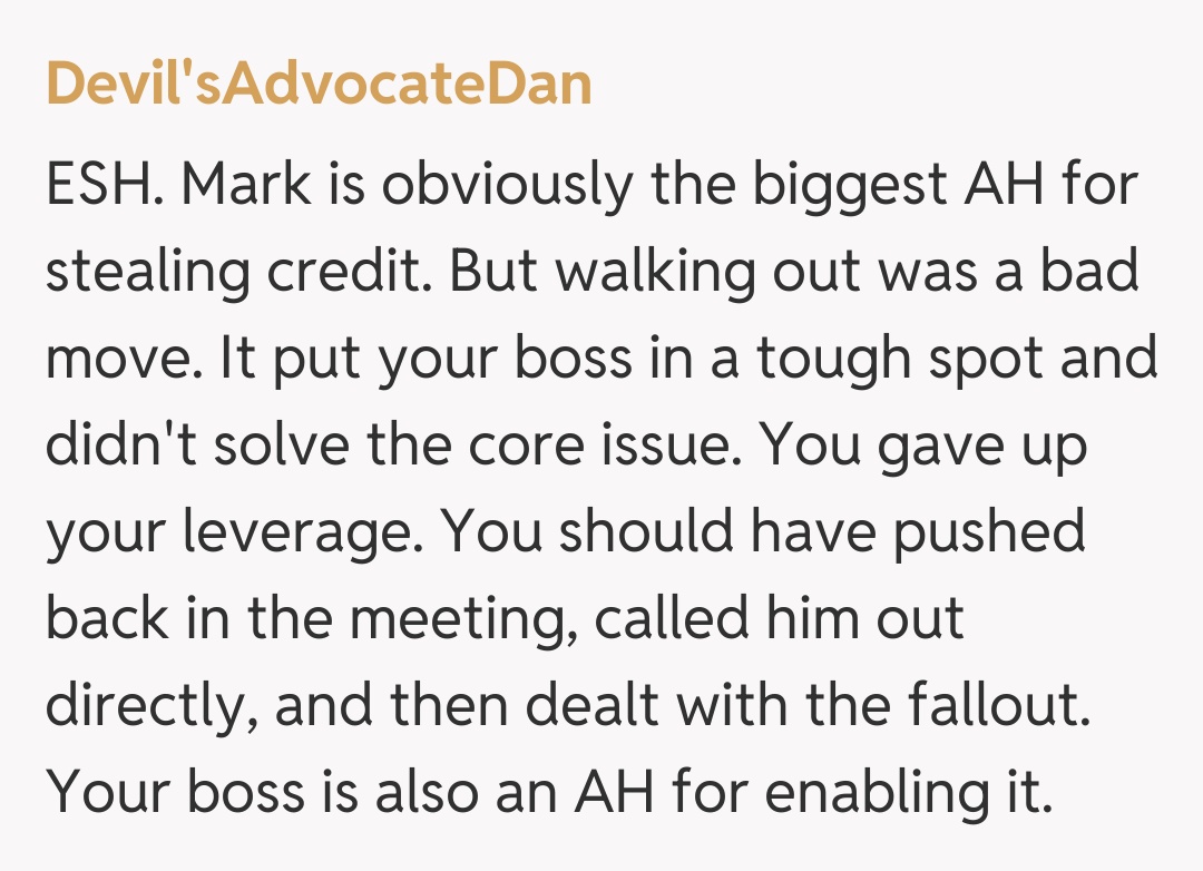 Comentariu de la Devil'sAdvocateDan