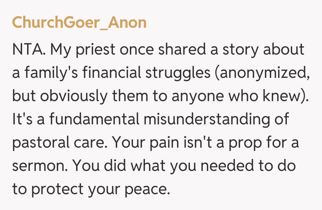 Comentariu de la ChurchGoer_Anon