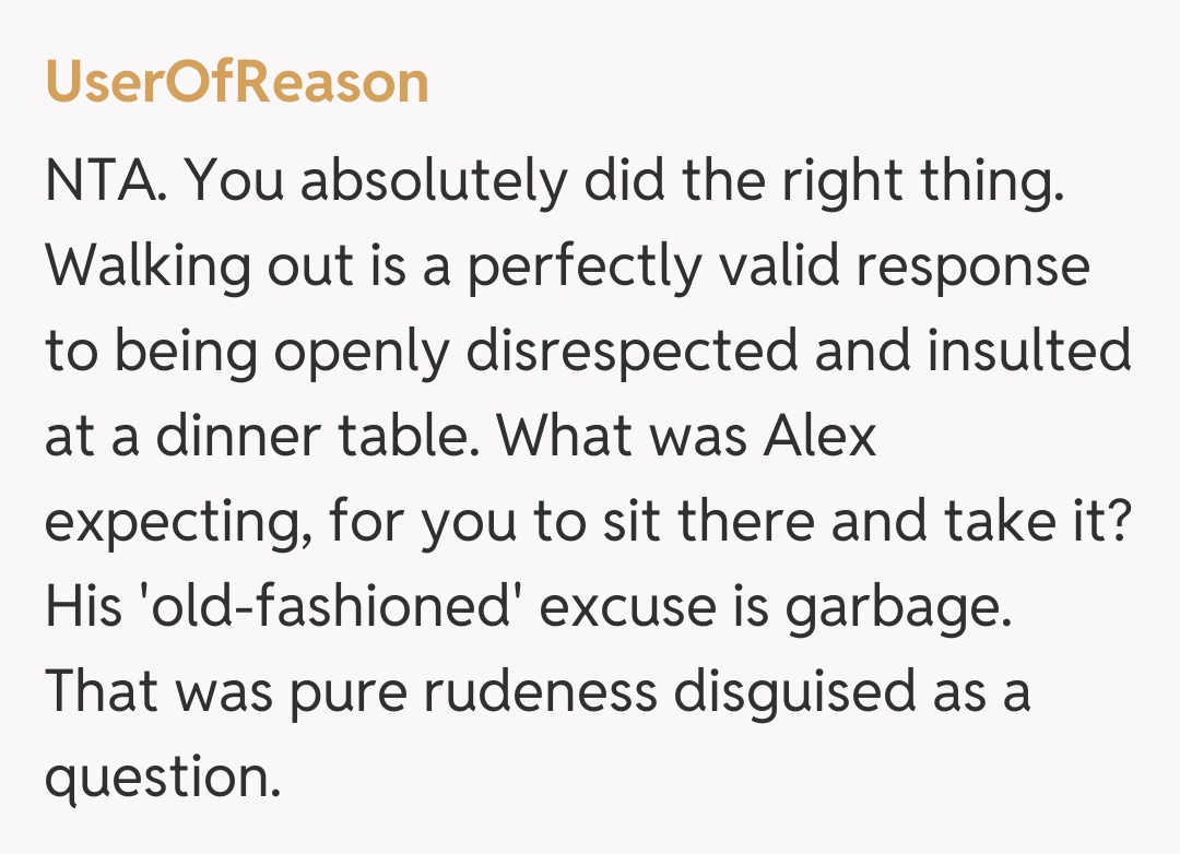 Comentariu de la UserOfReason