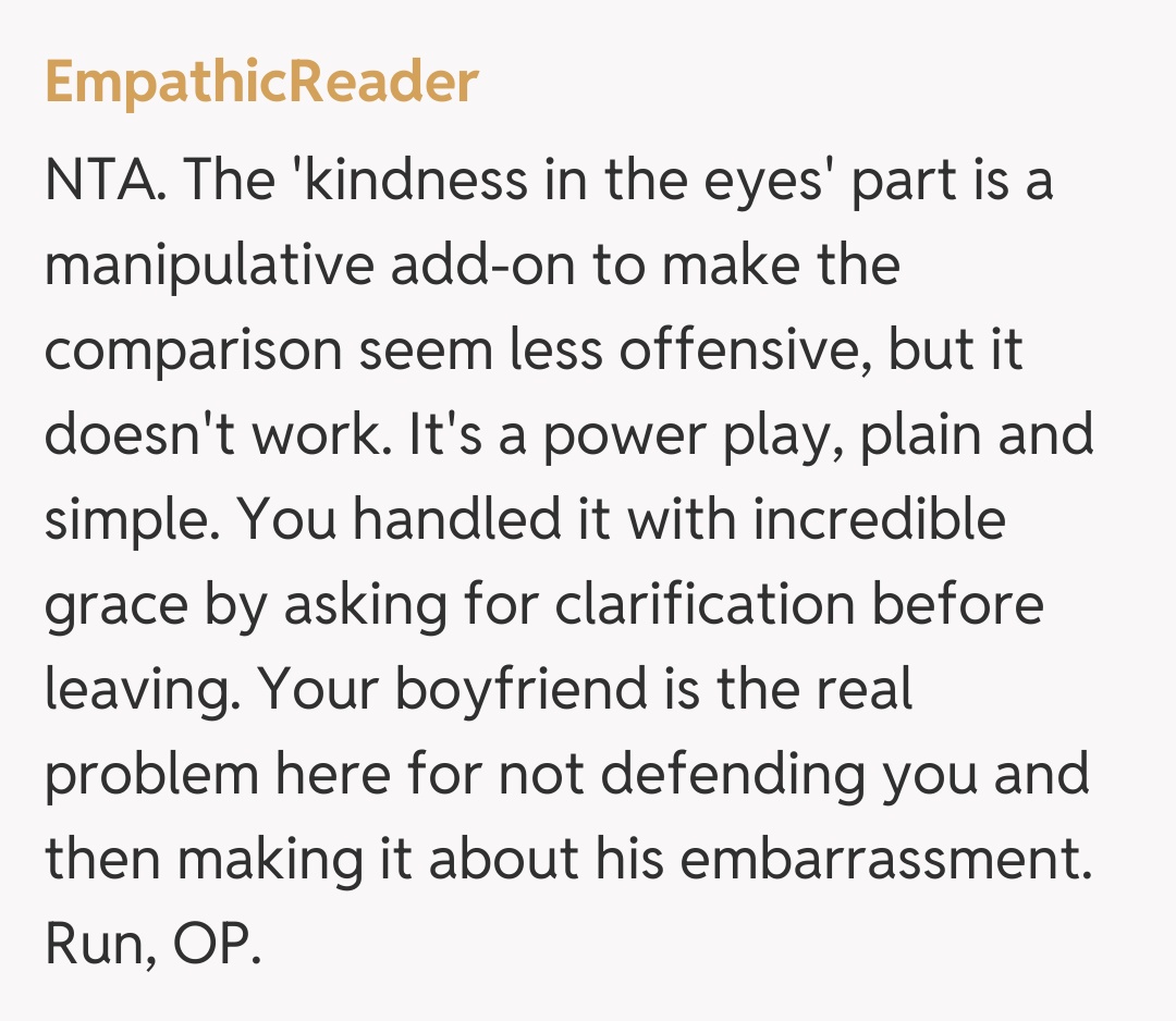 Comentariu de la EmpathicReader