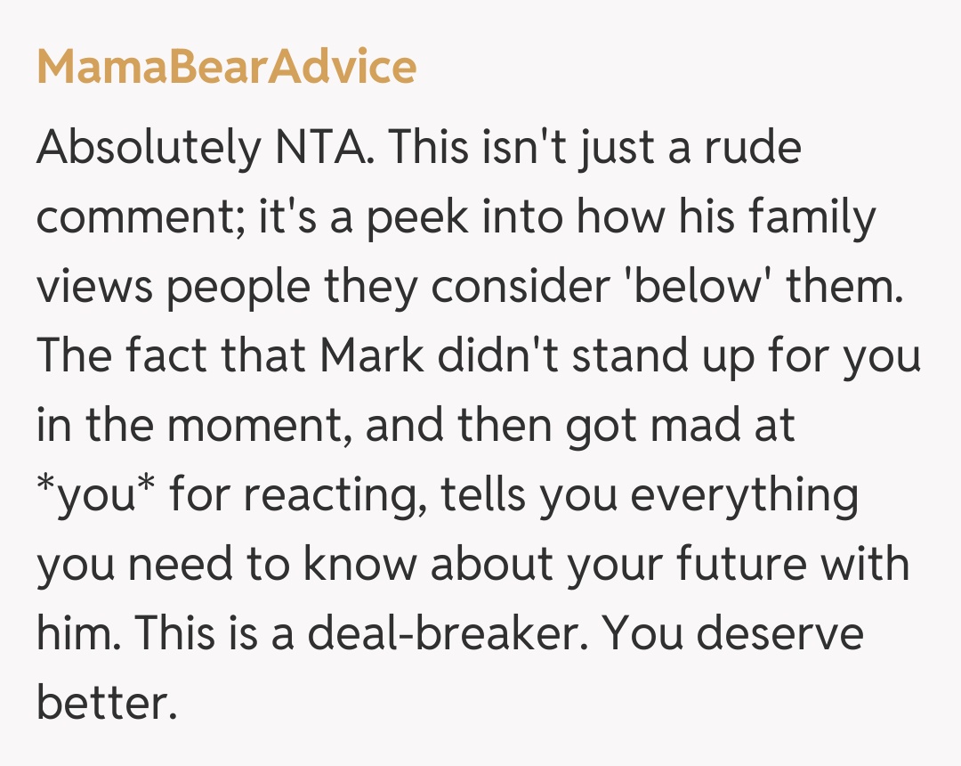 Comentariu de la MamaBearAdvice