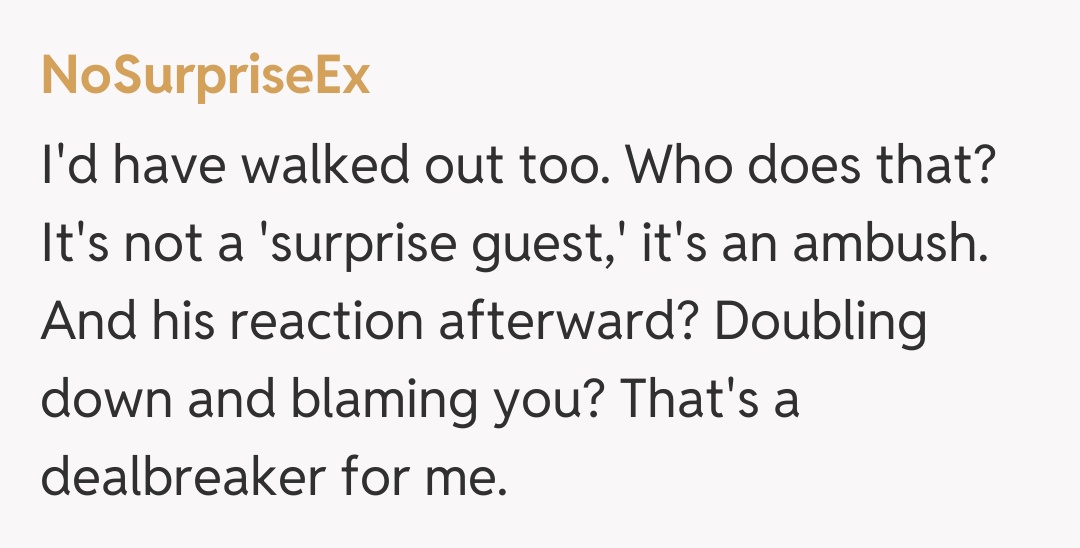 Comentariu de la NoSurpriseEx