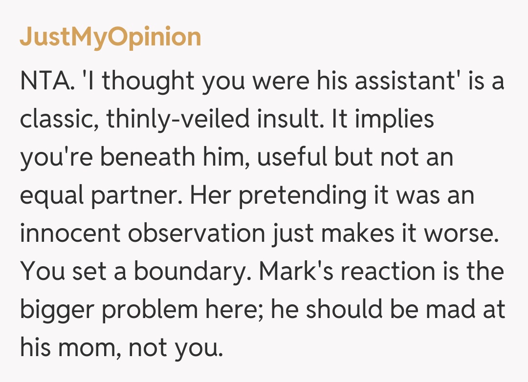 Comentariu de la JustMyOpinion